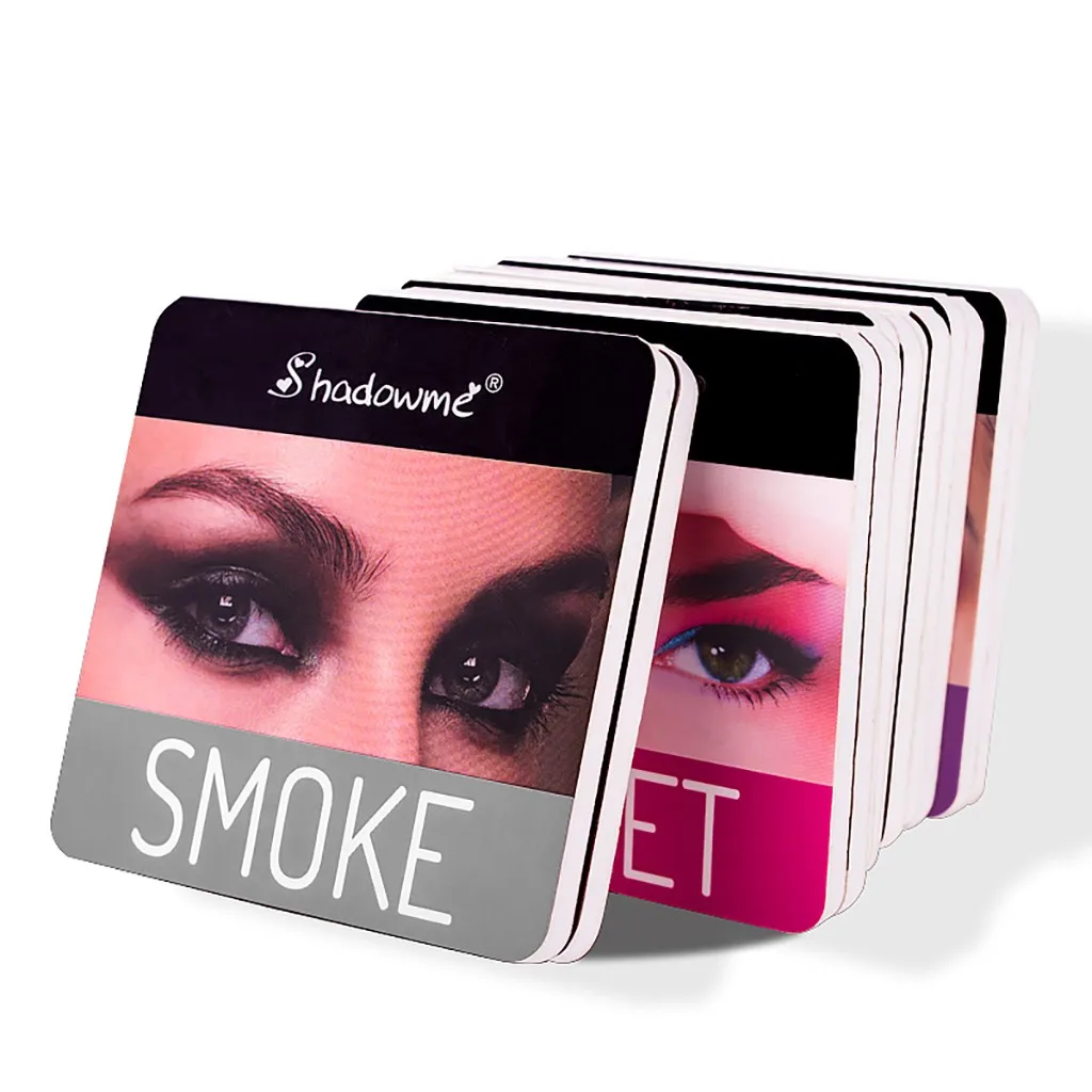 Портативные 4 цвета теней для век трендовые гладкие тени темно синего винно