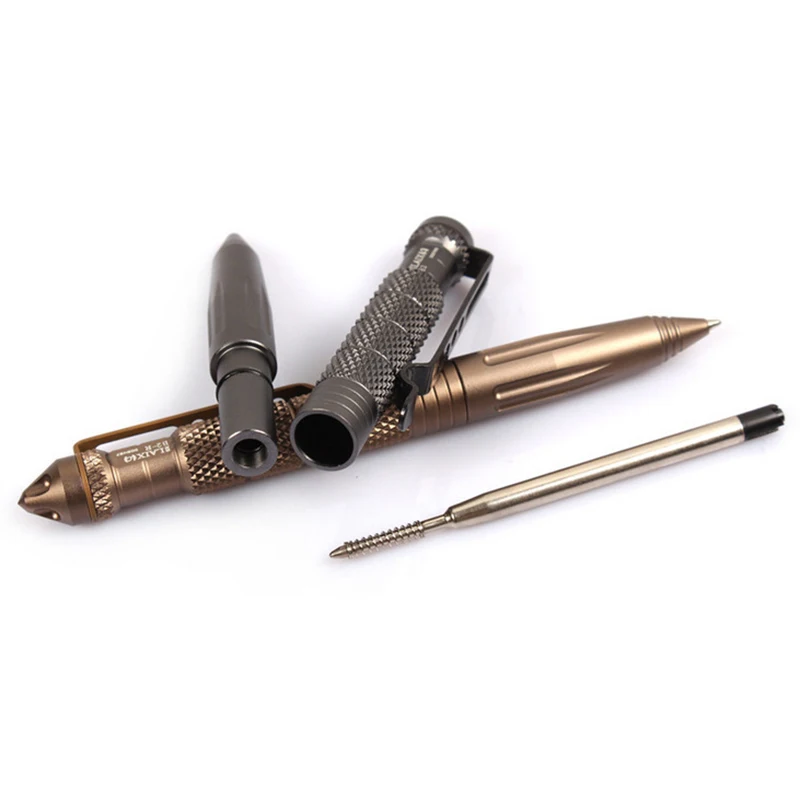 

ZK20 High Quality Defence Tactical Pen Anti skid Portable Self Defense Pen Aluminum Pen steel Glass Breaker Survival Kit Pens