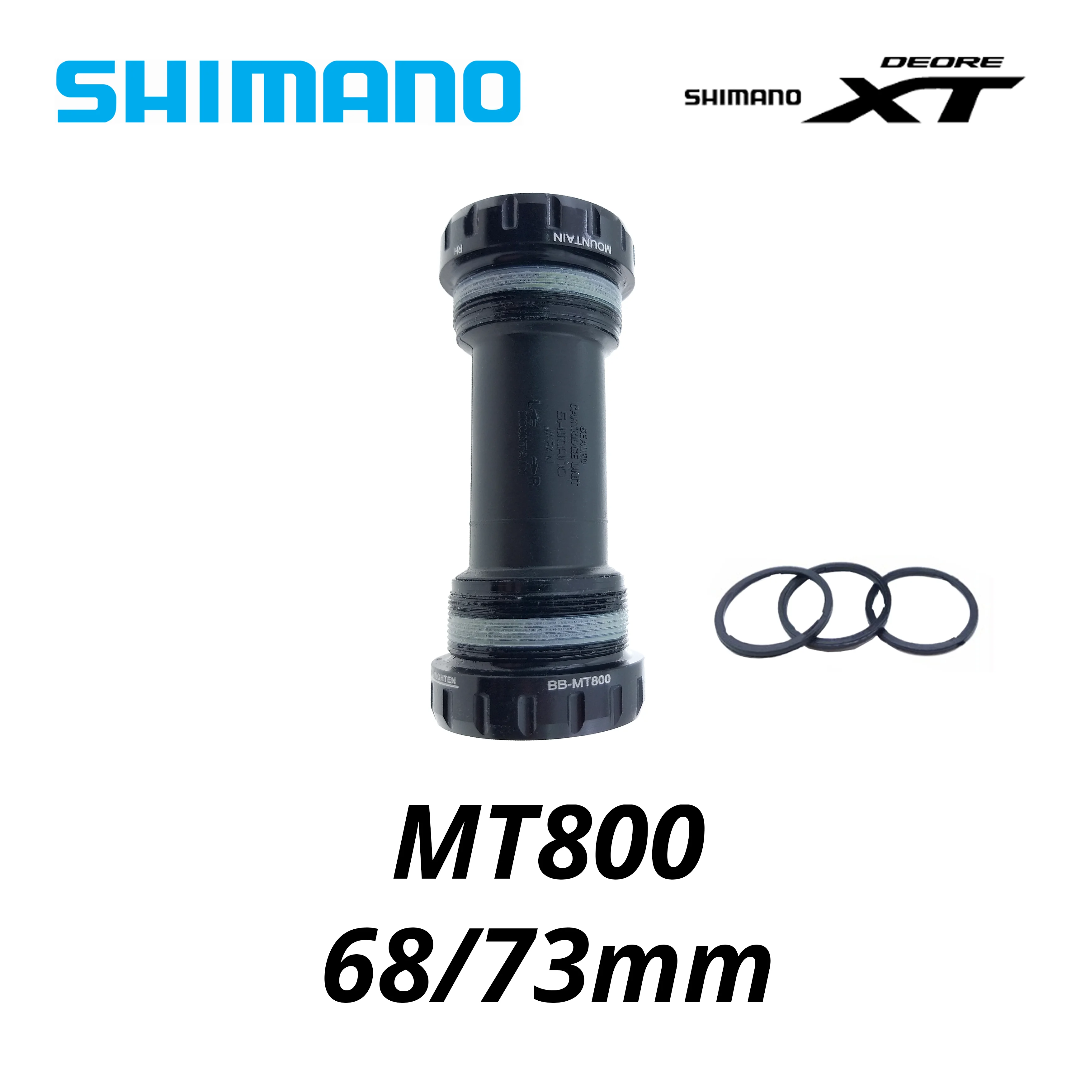 Нижний Кронштейн для горного велосипеда Shimano Deore SM BB52 XT MT800 Hollowtech II 68 73 мм m4050 m6000 m4100