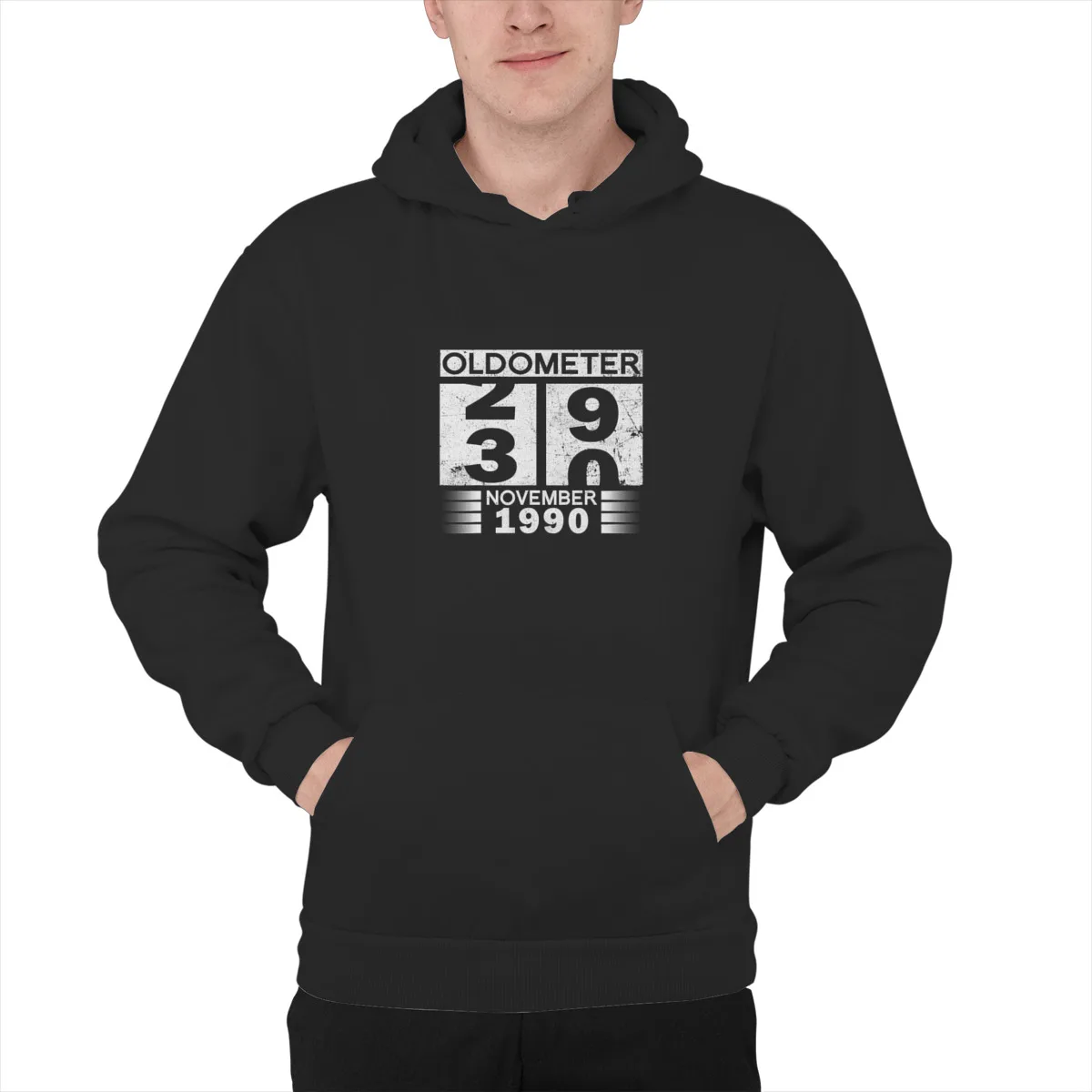 

Men's Hoodie Oldometer Born In November FunnyEssentials Funny Pullover Top quality Mens Clothes 38924