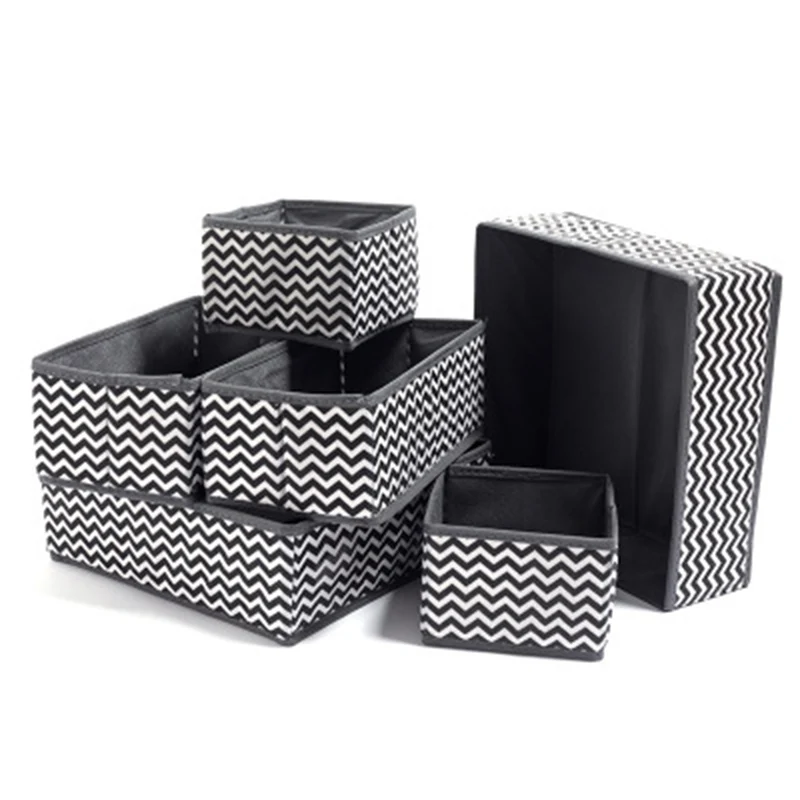 

Non-Woven Foldable Storage Box, Underwear And Socks Storage Box, Wardrobe Space-Saving Organizer, Storage Of Toys And Cosmetics