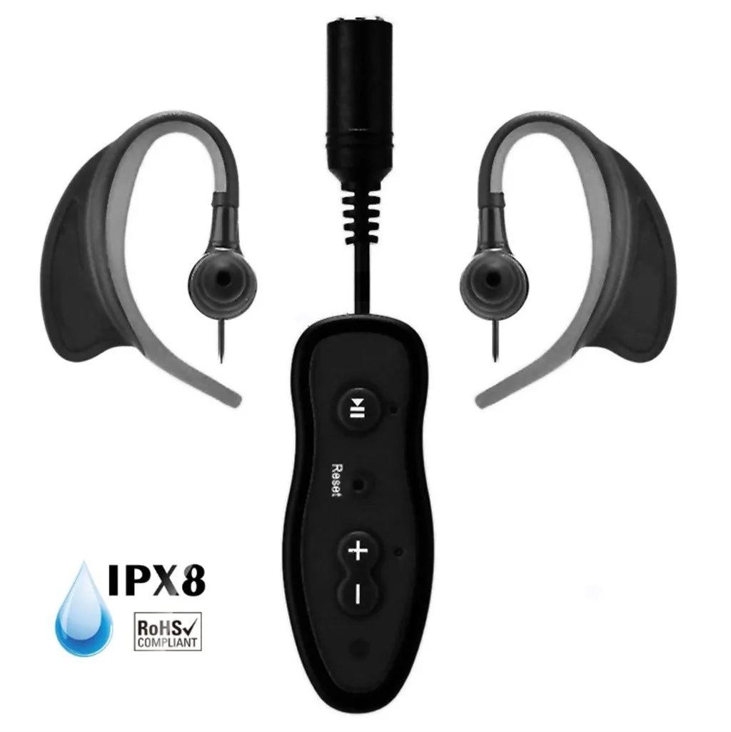 Низкая цена Распродажа 8G-B IPX8 водонепроницаемый M-P3 музыкальный плеер Wwim наушник для дайвинга наушники с зажимом дропшиппинг