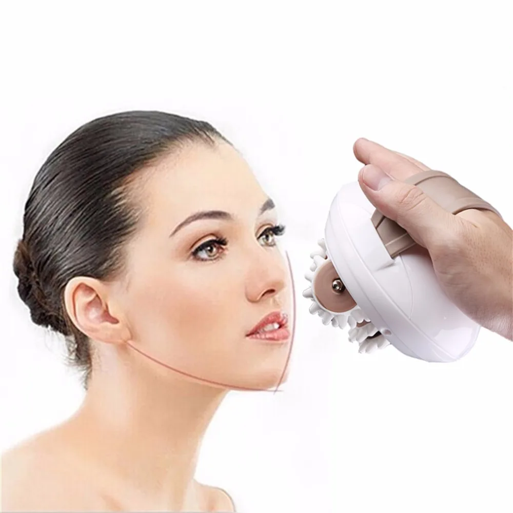 Профессиональный 3D Мини массажный ролик для лица с эффектом разминания