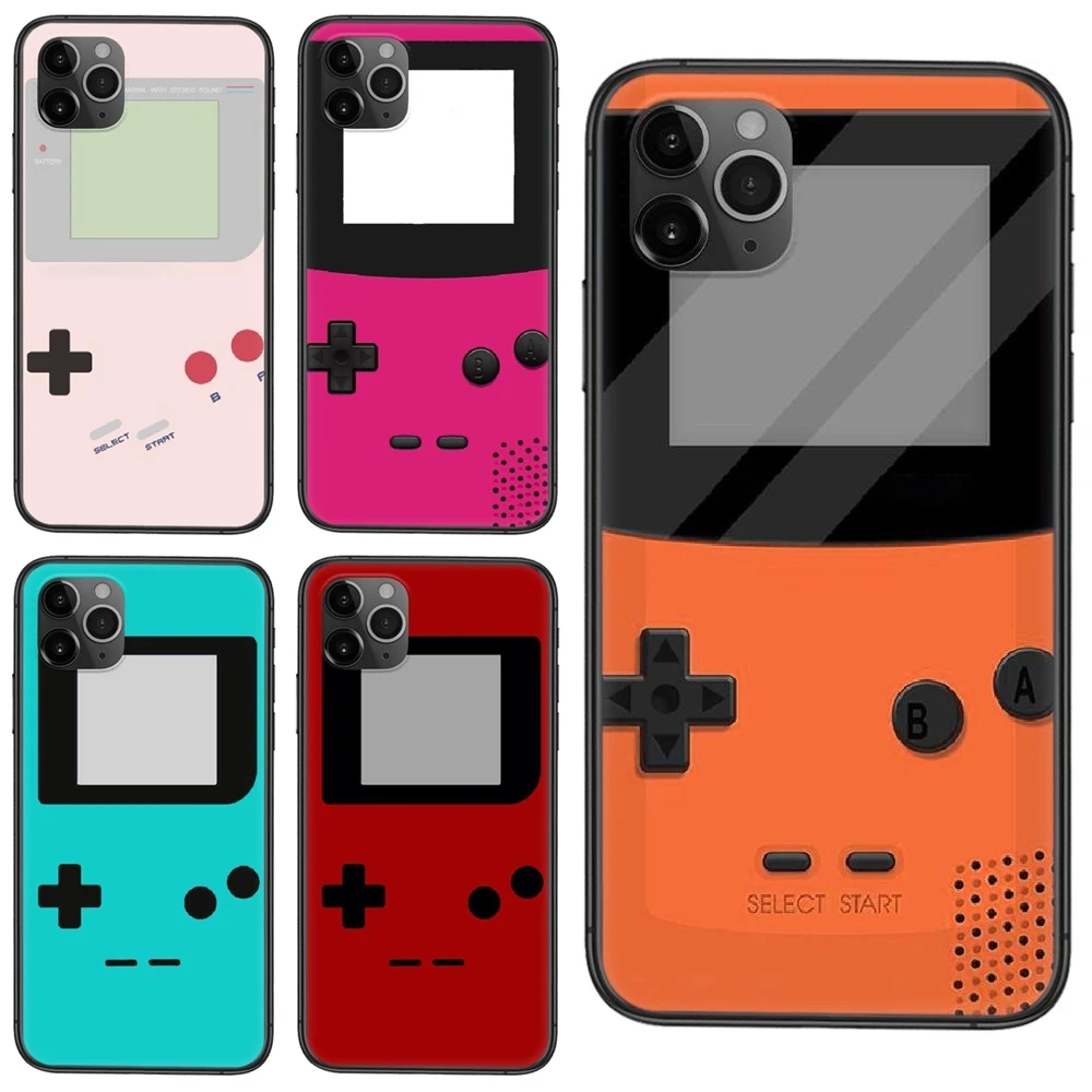 Черный силиконовый бампер, 3D чехлы из ТПУ, игровая консоль Les best для iPhone SE2020 11 12 13 Plus Pro Mini X XS Max XR 8 7 6S