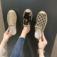 womens flat loafers lace mesh breathable casual ladies slippers lightweight sports shoes womens flat shoes zapatillas mujer