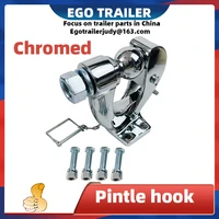 egotrailer chromed 5ton couplemate pintle hook combo with 2 50mm ball trailer hitch towing ball heavy duty trailer parts