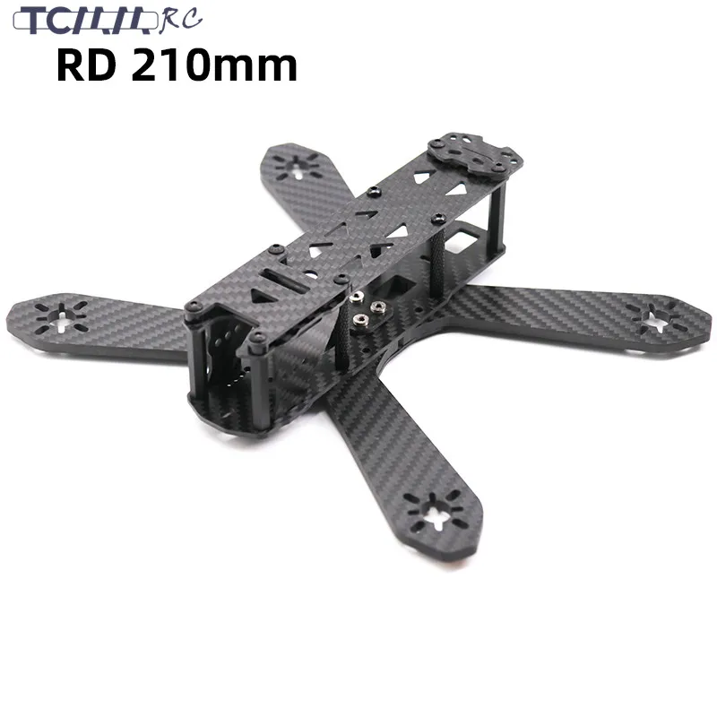 TCMMRC 210 мм Рамка для дрона RD210 толщина 4 рукоятка из углеродного волокна FPV