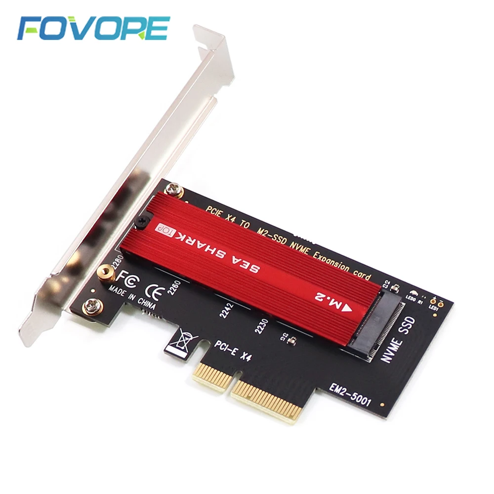адаптер pcie m2 nvme m 2 2230 2242 2260 2280 ssd pci e 30 поддержка