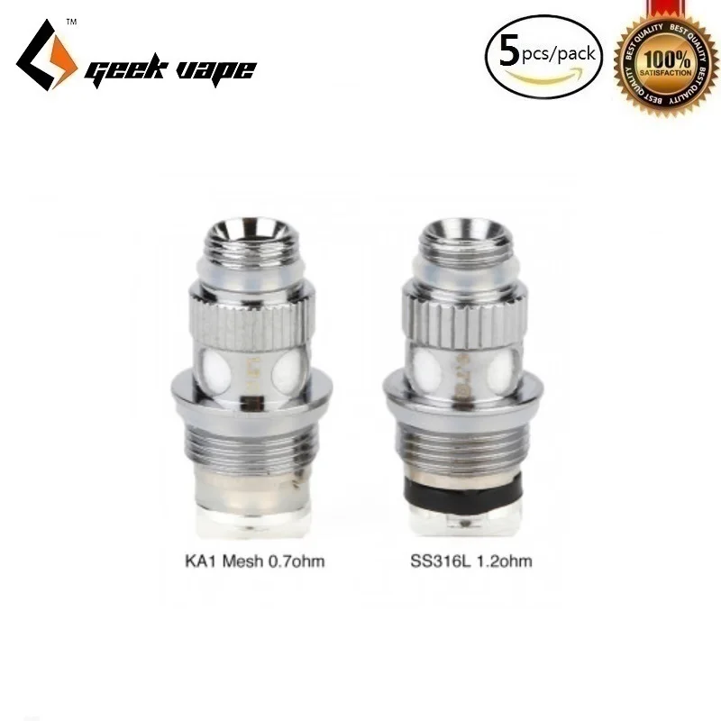 5 шт./упак. Geekvape Frenzy Pod сменные катушки 0.7ohm NS сетчатый сердечник 1.2ohm SS316 катушка