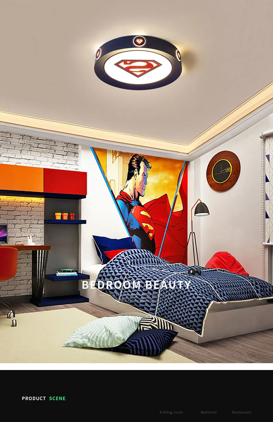 Cartoon Led Chandelier Lights Princess Boys Bedroom Dimmable Iron Lamp Fixture Modern Kid Children Girls' Room Lampadari Lustres