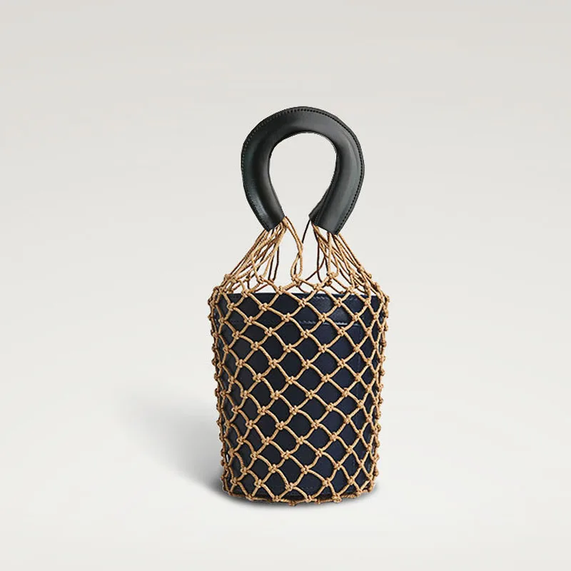 Сетка цилиндр для рыбалки соломенная сумка плетеная вечерняя сестры с ведром