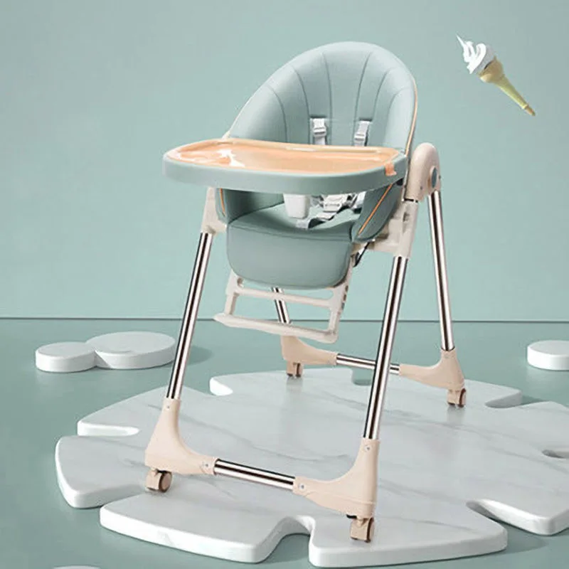 저렴한 접이식 아기 높은 의자, 유아 식사 의자, 휴대용 아기 식사 의자, 어린이 유아용 높은 의자, 0 ~ 3 세
