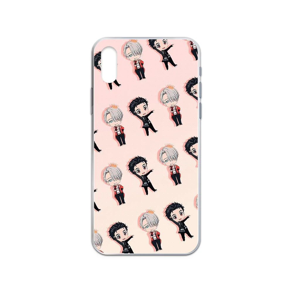 Японский мультфильм YURI! Чехол для iphone 4 4S 5 5C 5S 6 6S PLUS 7 8 X XR XS 11 PRO SE 2020 MAX прозрачный Etui