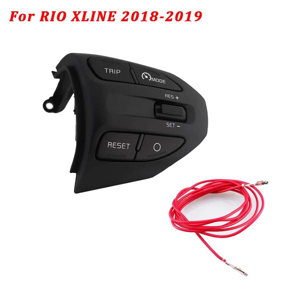 K2-C Red C Круиз-контроль кнопки на рулевом колесе для KIA K2 RIO X LING RIO 4 Bluetooth переключатель громкости телефона автозапчасти - Цвет: K2-C Red C