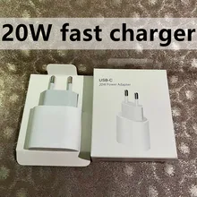 10pcs/Lot OEM Quality 20W Fast Charger USB-C Power Adapter Wall Chargers EU US  For i 11 12 13 Pro Max with Retail Box