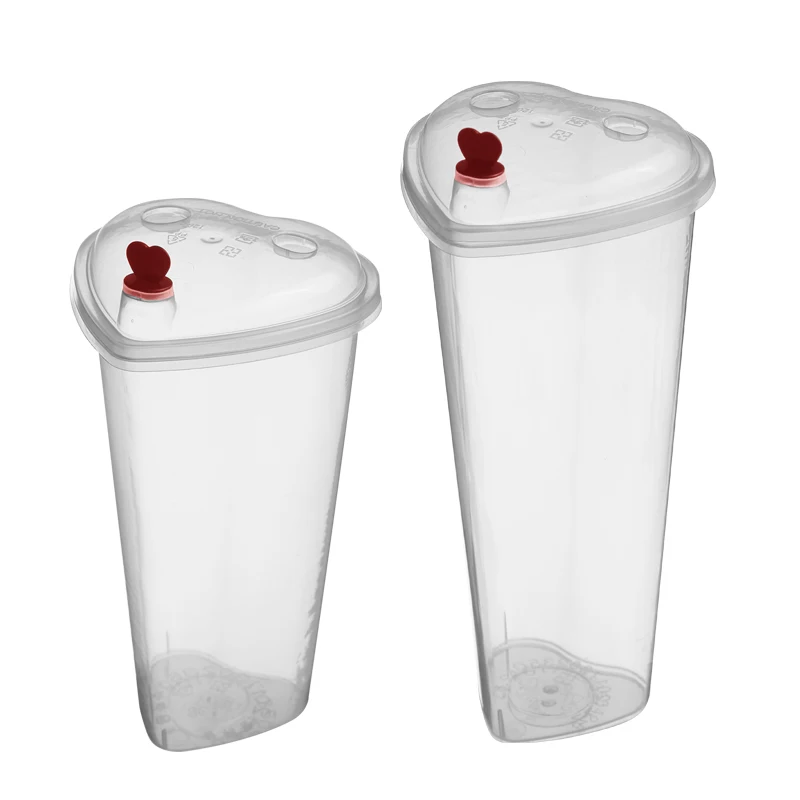 50 шт. Высокое Качество бусины в форме сердца пара сувениры питьевые пластиковые