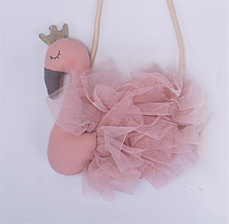 Детская сумка в виде лебедя для девочек мультяшная через плечо с милыми