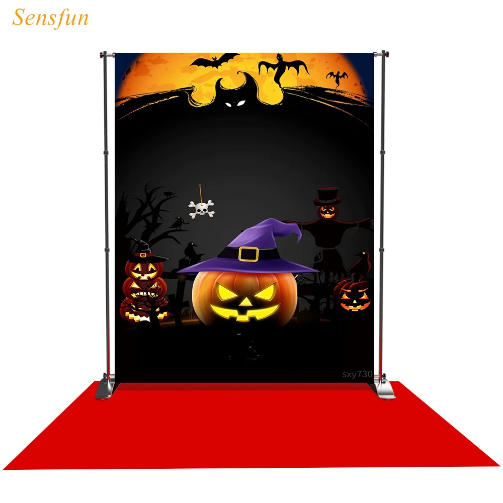LEVOO Фон фотографии Хэллоуин Тыква ужас кладбище фон фотобудка для фотосессии