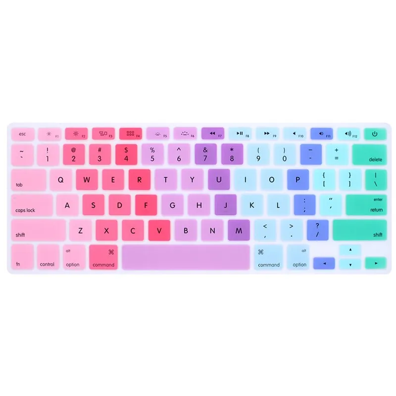 Защитная пленка для клавиатуры карамельного цвета силиконовая крышка MacBook Air Pro