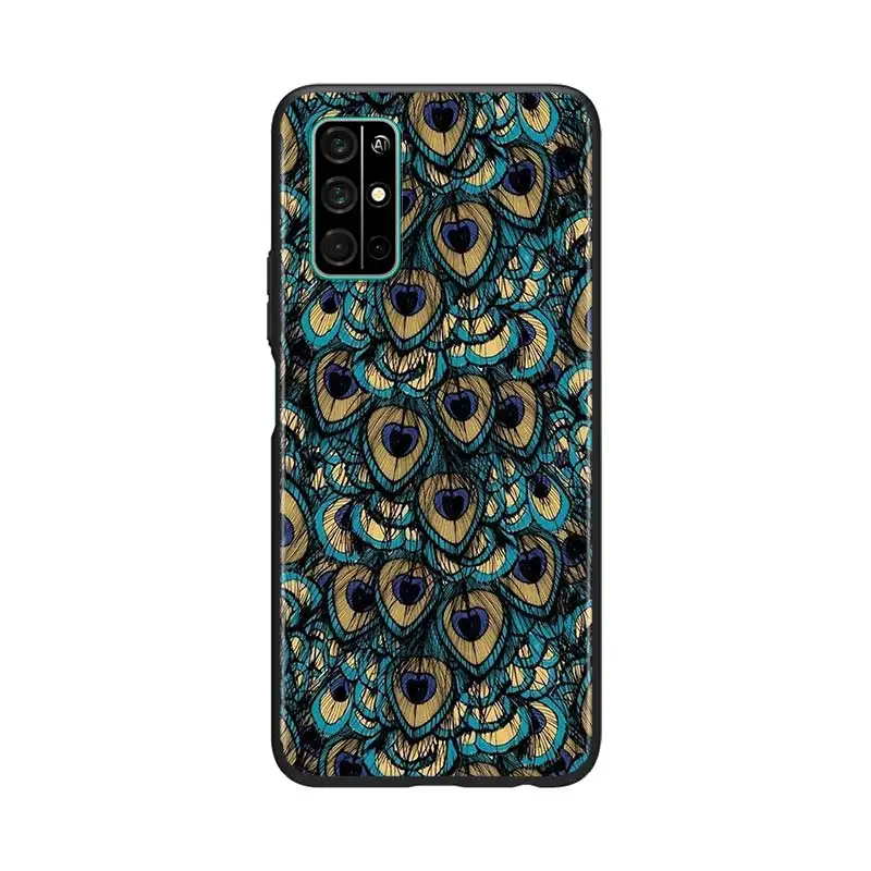 Чехол-накладка для Huawei Honor 9A 9C 9S 9X Lite 10 10i 20 V20 20S 30 Pro силиконовый черный | Мобильные