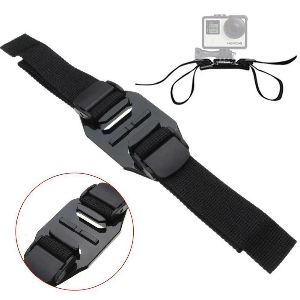 2019 Hot Bicycle Helmet Vented Safety Head Strap Adapter Mount for GoPro Hero 5 For DOY | Sports &amp Action Video Cameras Accessories