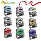 Лента для этикеток, 12 мм, для Epson SFR12BK, SFR12PK, SFR12KZ, SFR12NZ, SFR12GZ, SFR12RZ, SS12KW, для упаковки подарков LW-300, LW-400