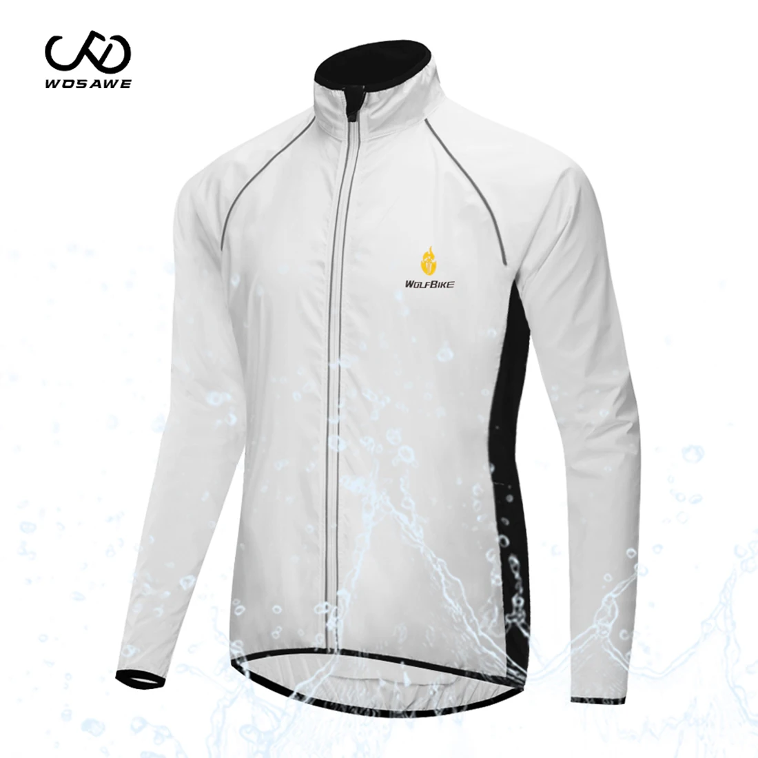 Мужская ветрозащитная велосипедная куртка WOSAWE свободная Водонепроницаемая