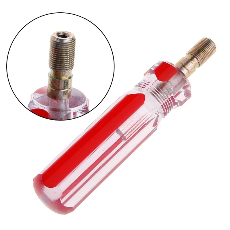 

T8NA Red Clear Imperial Unit Thread CATV Coaxial Cable F Connector Insertion Tool