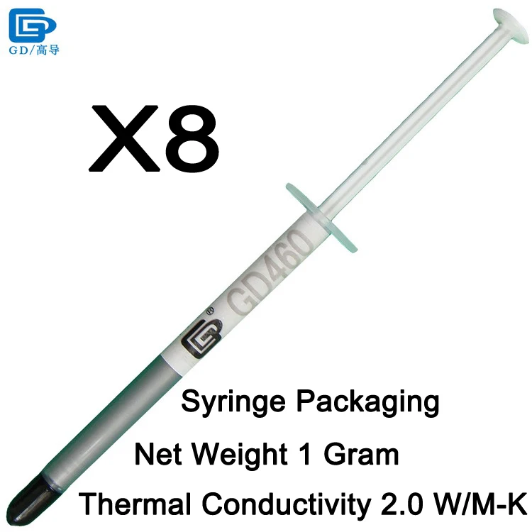 GD460-SY1 8 Pieces GD33 GD66 GD100 GD220 GD280 GD460 GD450 GD380 Термальность смазочная паста Компаунд силиконовый чистая Вес 1 г SY1 - Цвет лезвия: GD460-SY1 8 Pieces