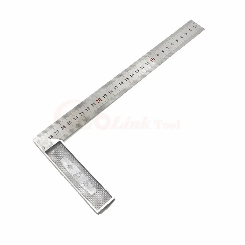

Aluminum alloy square ruler right angle 90 Turning ruler Woodworking ruler Steel turning ruler measuring tools gauge