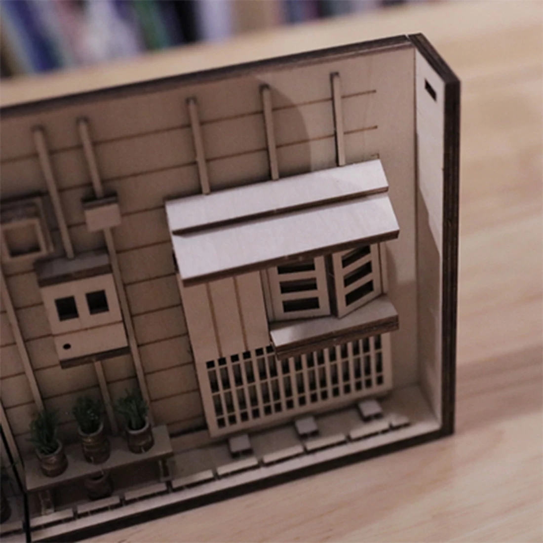 Diagon Alley DIY Деревянные Художественные книжные подставки в сборе модель книги