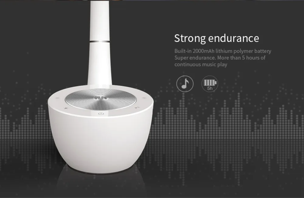 NILLKIN Bluetooth динамик музыкальный объемный динамик для спальни Светодиодная лампа для дома и офиса музыкальный динамик для iPhone x 8 для xiaomi