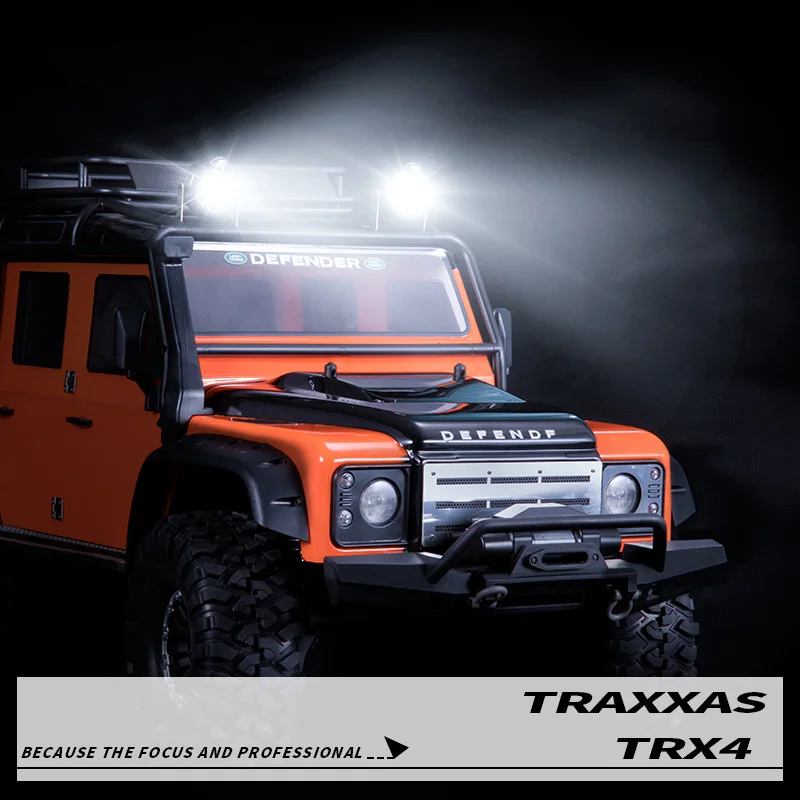 DIY прожектор корпус для 1/10 RC Гусеничный автомобиль Traxxas TRX4 Defender Bronco металлический