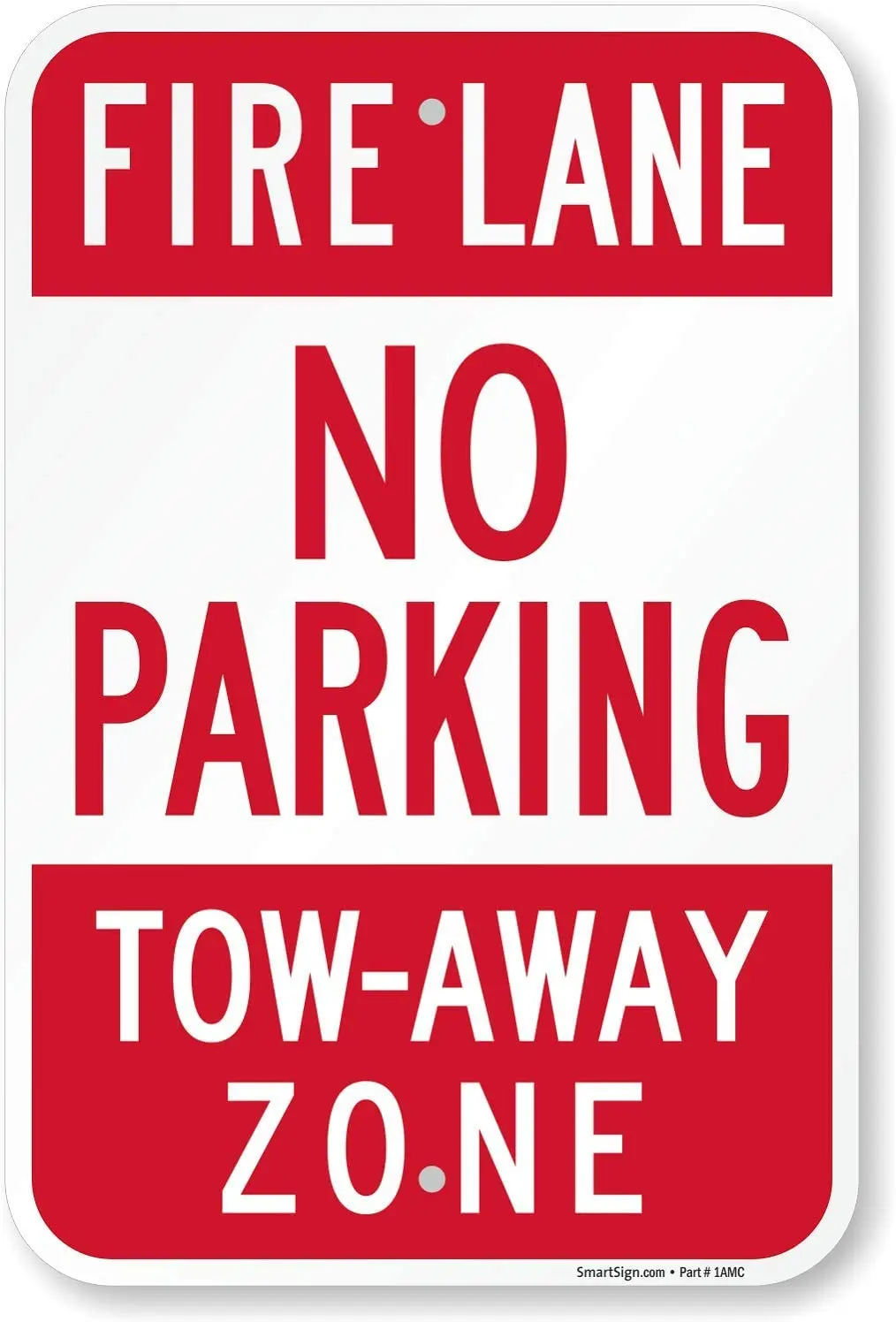 

SmartSign-огненный карниз без парковки, сигнальный участок, алюминиевый сплав 12x8 дюймов