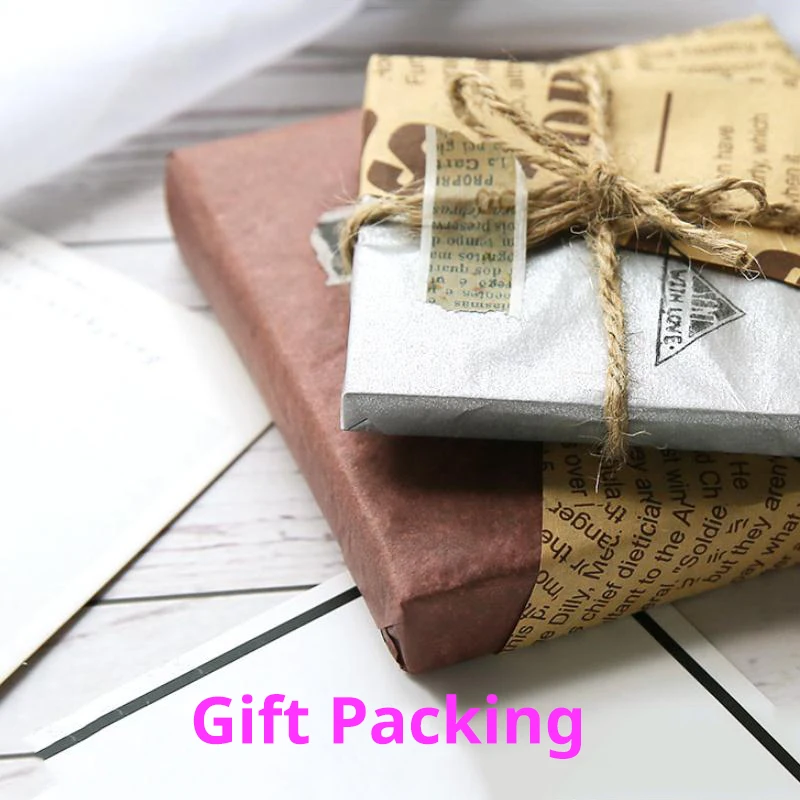 

100sheet/bag A5 Wrapping Papers Retro Multicolor Print Tissue Paper Bookmark Gift Wrapping Papers Floral Gift Packaging Material