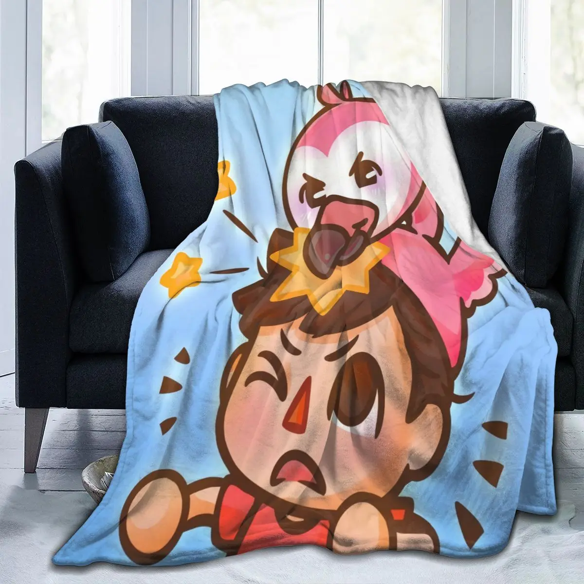 

Ультрамягкое одеяло для дивана, покрывало, мультяшное Фланелевое постельное белье, покрывало для дивана, украшение для спальни для детей и ...