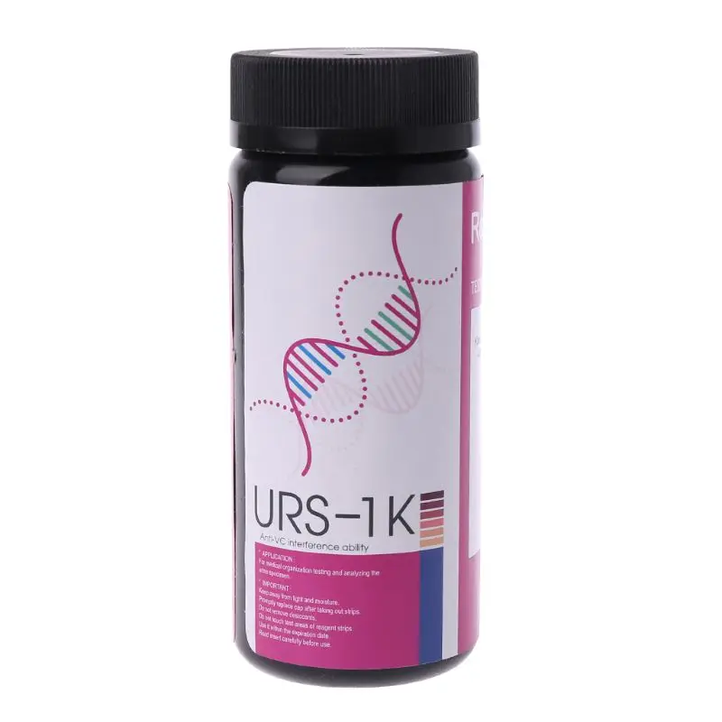 

100 Strips/Set Ketone Test Strips Urine Test Reagent Strip Anti-VC Test-Atkins Diet Weight Loss Analyze Analysis Urinary URS-1K