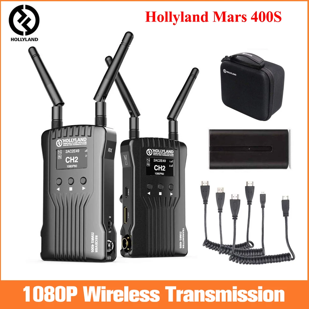 Hollyland Mars 400S беспроводной видеопередатчик SDI/HDMI приемник для цифровой зеркальной
