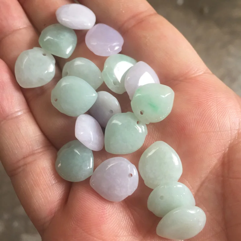 Серьги сделай сам подвеска из натурального бирманского нефрита класса А