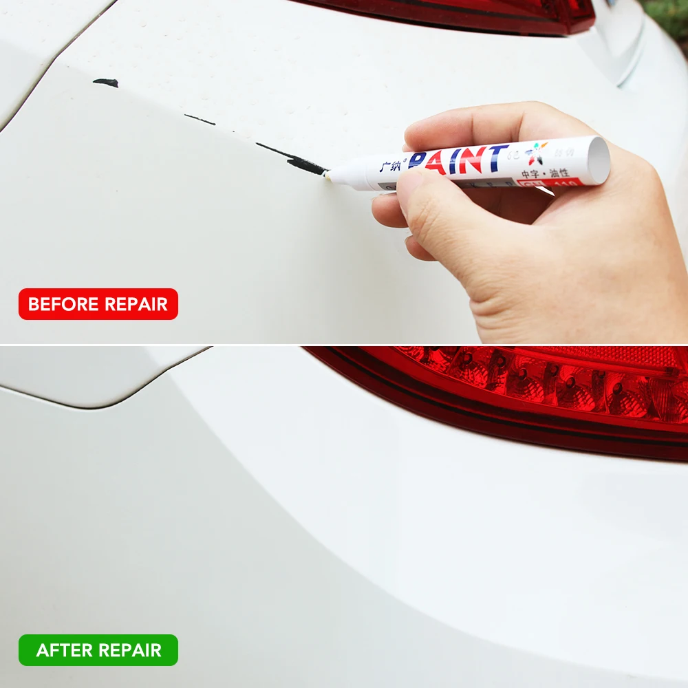 1pcs Car Paint Pen Wheel Tire Oily Painting Mark for Honda Civic Accord Fit Peugeot 307 206 407 308 Citroen C4 C5 |