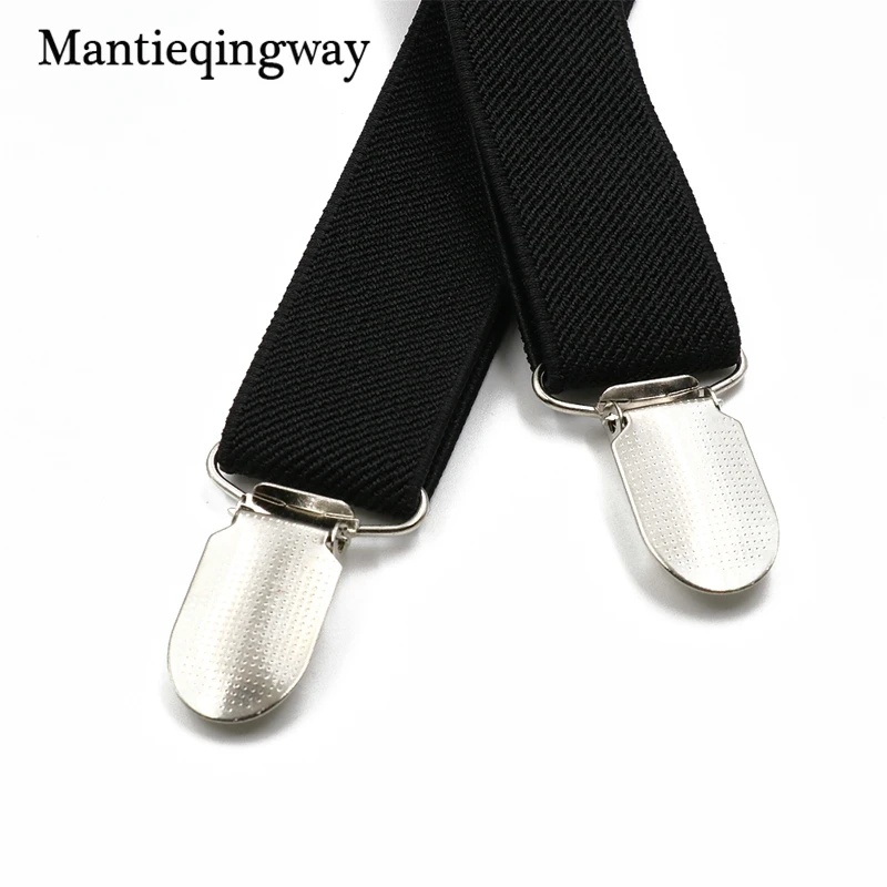 Mantieqingway, одноцветные подтяжки для мужчин, регулируемые подтяжки для женщин, подтяжки для футболок, Свадебные ремни, унисекс, вечерние подтяжки