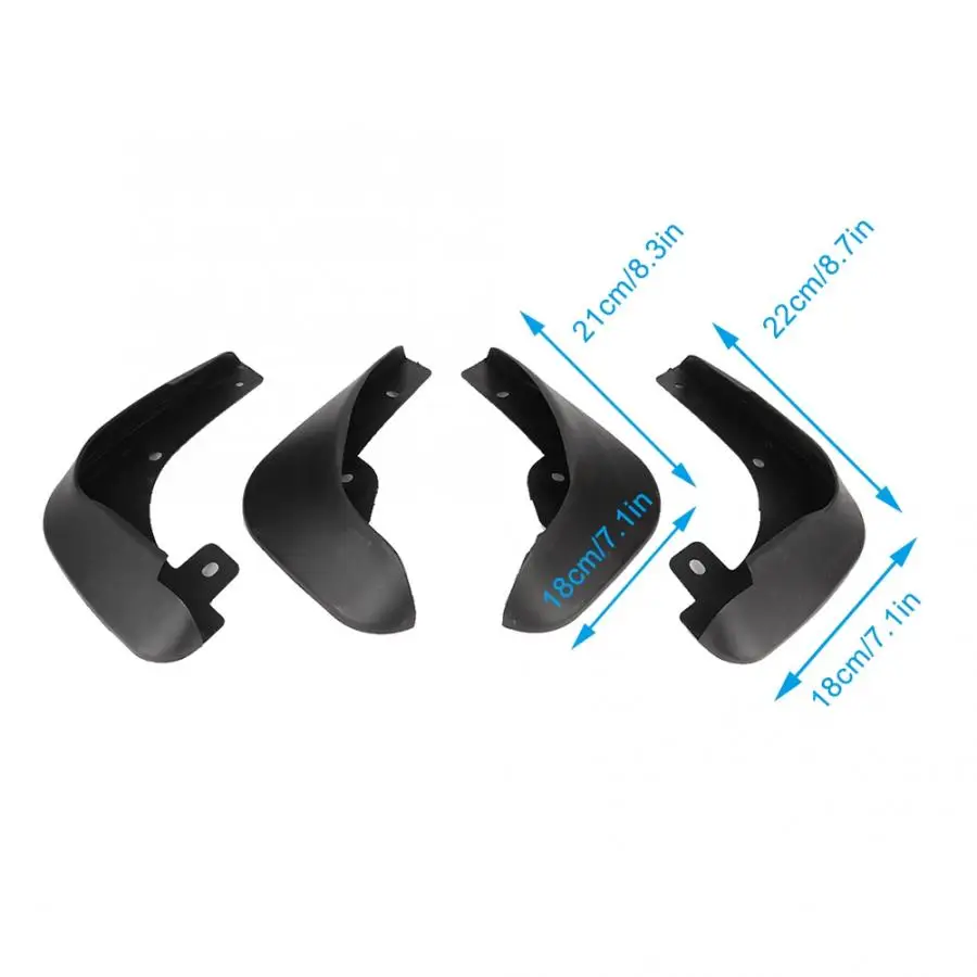 Car Mud Flaps Auto Mudflaps Mudguards Protector Kit Replacement Fit for Suzuki Swift 2011 2012 2013
