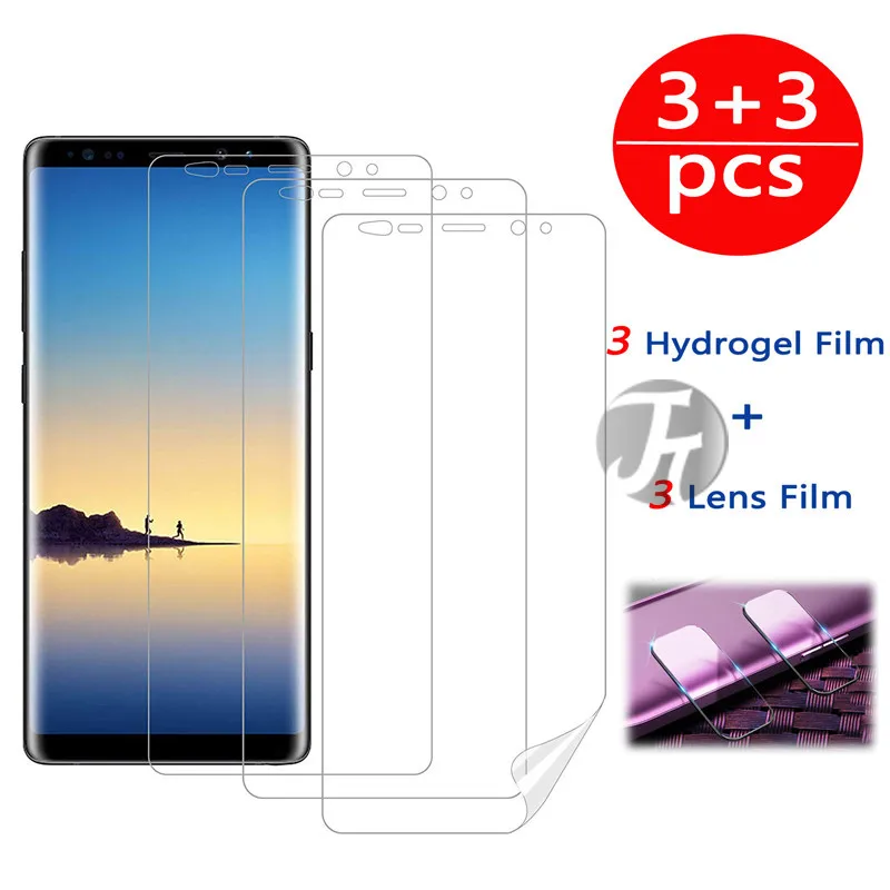 3 шт. Защитная пленка для экрана samsung Galaxy S9 S8 Plus S10e Note 9 8 Бесплатная защита