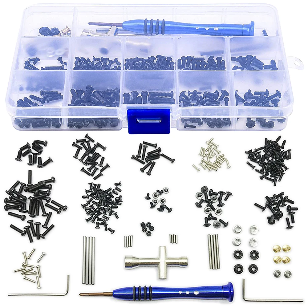 Tools & Screws Box Kit Set M2 M2.5 M3 Screws Repair Supplies For Wltoys 1/14 144001 Rc Car Accessories