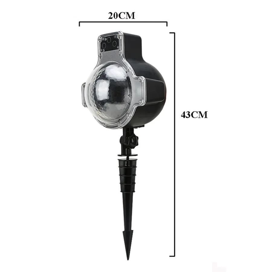 

Thrisdar Waterproof Snowfall Christmas Laser Projector Light Outdoor Holiday Party Xmas Projector Lamp Landscape Lawn Spotlight