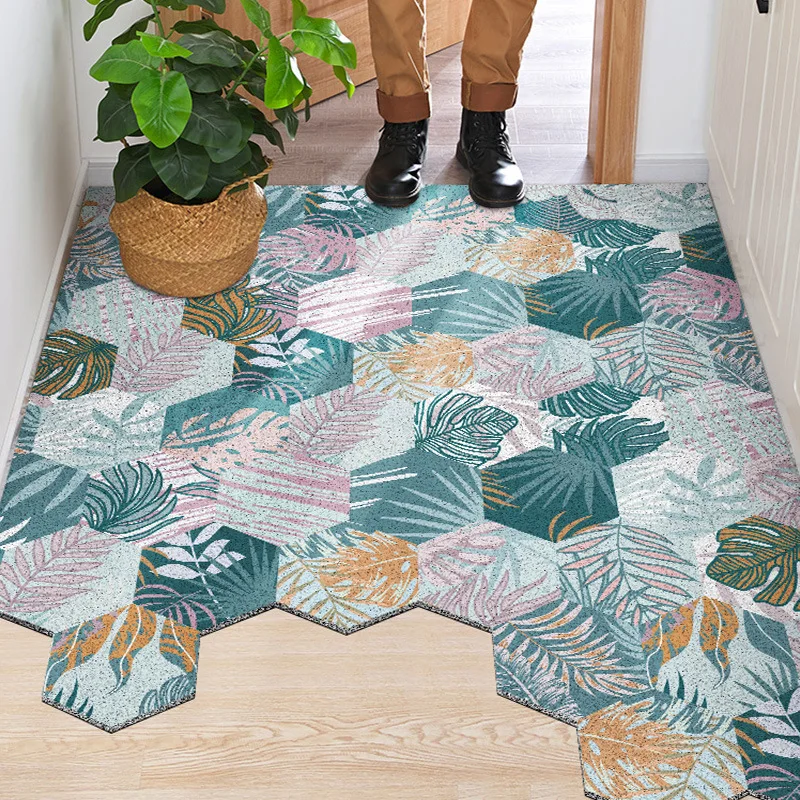 mats carpet home decoration living room bathroom bedroom hallway pvc kitchen doormat non slip can be cut entrance doormat carpet free global shipping
