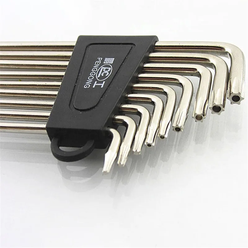 9 Pcs/Set Hex Key Wrench Sets Torx L Shape Kit Metric Professional Multifunctional Screwdriver Repair Hand Tool Set New | Инструменты