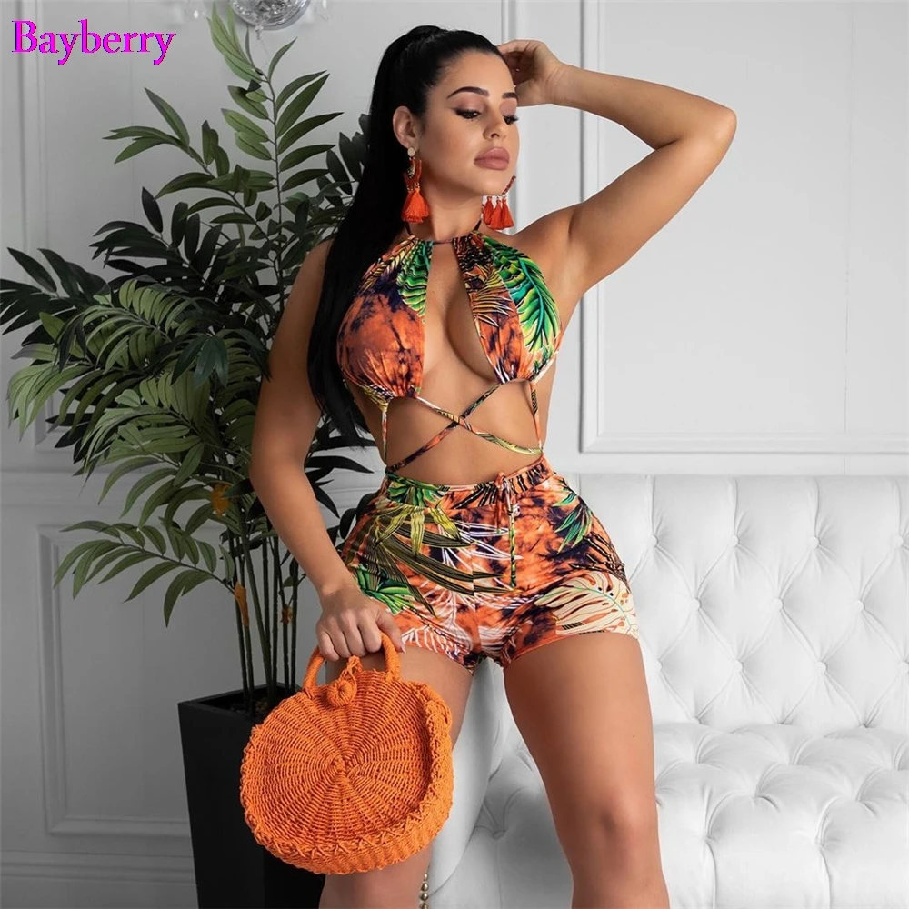 Купальник-бикини с высокой талией 2 предмета | Женская одежда