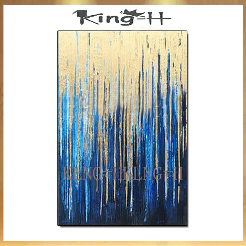 Ручная роспись настенная живопись на холсте vertial абстрактное искусство
