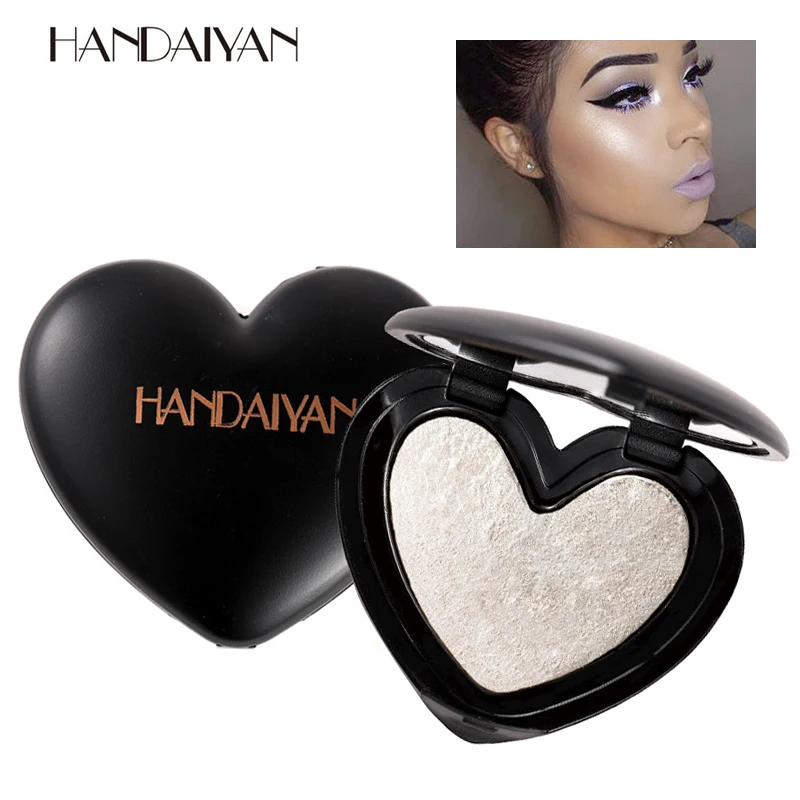 Красота Макияж мерцающий хайлайтер Iluminador для контуринга лица Косметика